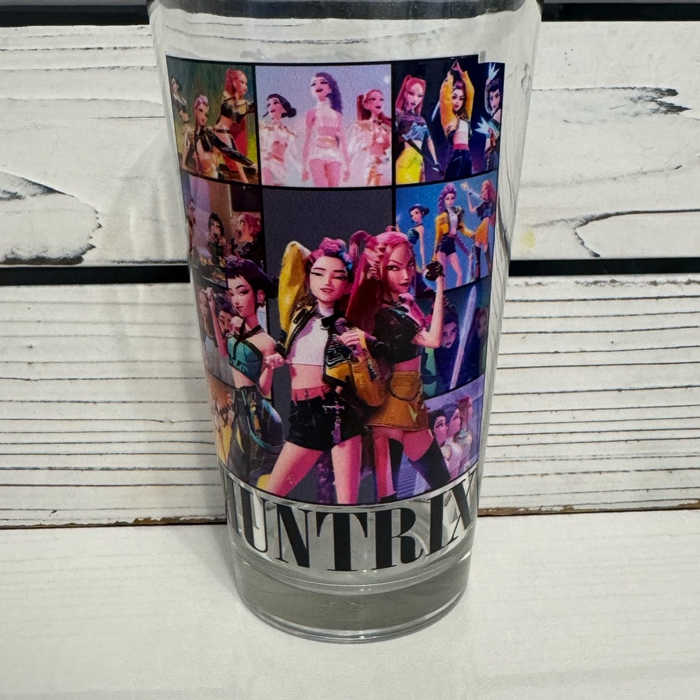 Colorful Character Glass Tumbler k pop - Picture 2 of 4